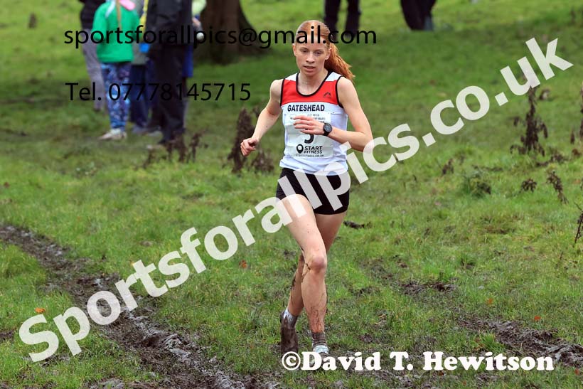 Womens under-17s and under-20s 2023 NECAA Cross Country Relays, Thornley Hall Farm, Peterlee, County Durham. Photo: David T. Hewitson/Sports for All Pics
